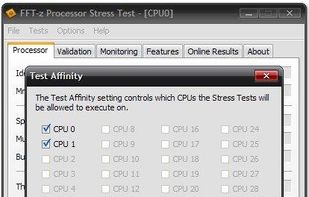 FFT-z Multi-CPU Affinity