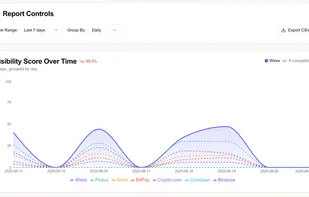 Visibility Score Over Time