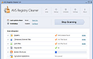 AVS Registry Cleaner screenshot 1