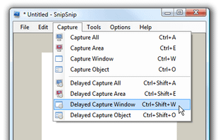 Several different types of capture options