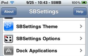 SBSettings screenshot 3