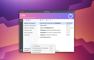 Main window on KDE 6
