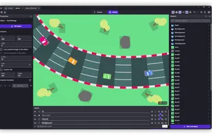 The new editor interface, which now supports 3D editing. 