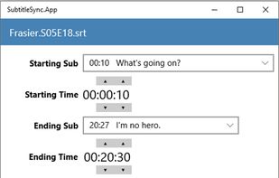 SubtitleSync screenshot 1
