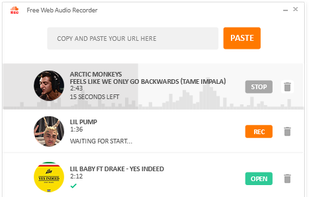Free MP3 Recorder for SoundCloud screenshot 1