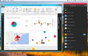 Run Power BI and business analytics on Mac