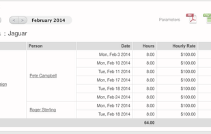 Export all the data gathered with Beebole to PDF, CSV or HTML.