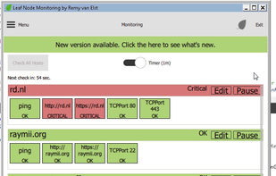 Leaf Node Monitoring screenshot 1