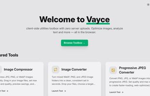 Homepage: https://vayce.app