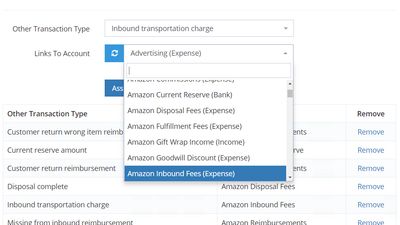 SellerZen's advanced transaction mapping allows customized mapping of Amazon non-order transactions like storage fees to specific QuickBooks Online accounts