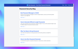 Nice Password screenshot 2