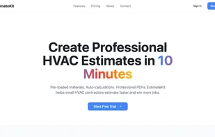 EstimateKit screenshot 1