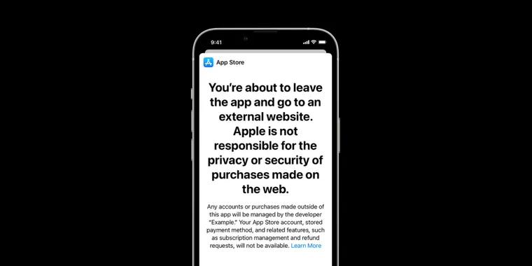 Apple updates App Store policies to allow external payments, but with a 27% commission fee image