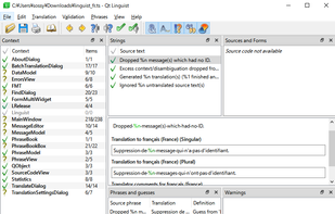 Qt Linguist verson 6.9.1 for Windows.