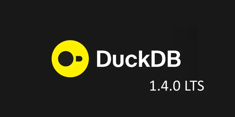 DuckDB 1.4.0 LTS includes file encryption, MERGE support, and Iceberg writes image