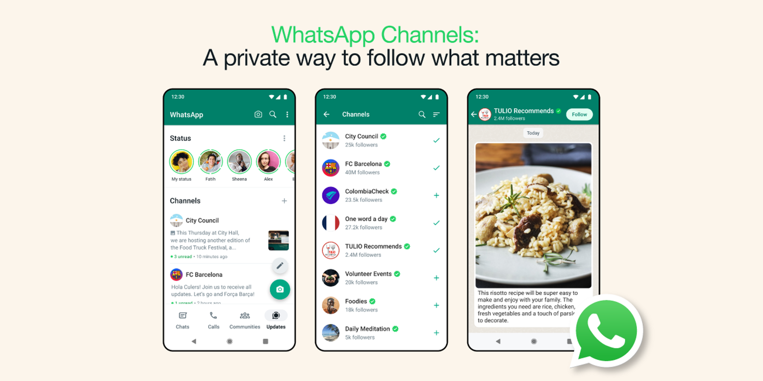 WhatsApp introduces Channels for broadcast-based messaging and large-group conversations image