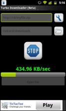 Turbo Downloader screenshot 1