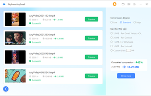 video compression is done