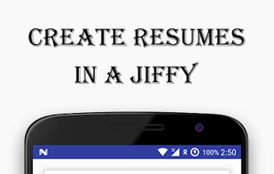 Free Resume Builder Android App screenshot 1