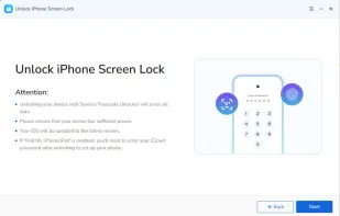 Syncios Passcode Unlocker screenshot 2