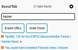 ScoutTab Productivity Browser Extension screenshot 1