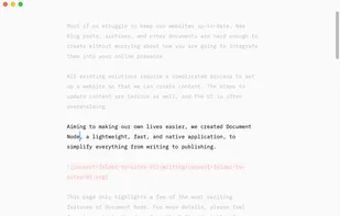 Document Node screenshot 2