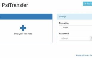 PsiTransfer screenshot 1