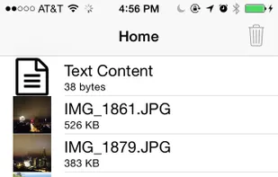 iOS App: Upload files from iPhone