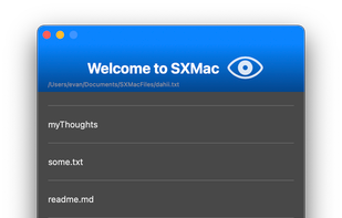 SXMac screenshot 1