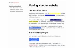 No more ugly websites screenshot 1