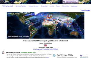 VPN Gate screenshot 1