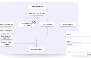 Design custom credit workflows by dragging and dropping AI-powered processors. Create validator or extractor processors with simple AI prompts, then arrange them to automate your entire credit process.