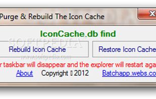Purge & Rebuild The Icon Cache screenshot 1