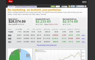 Homepage screenshot