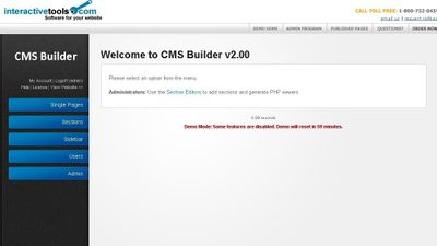 CMS Builder screenshot 1