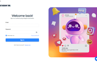 Create Ezinsta account to start