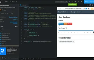 BlueprintJS screenshot 1