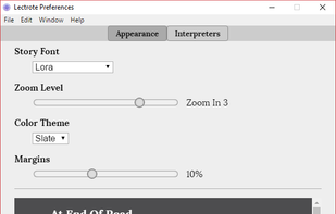 Lectrote screenshot 1