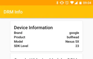 DRM Info screenshot 1