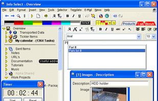 Info Select screenshot 1