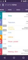 The app's timeline.