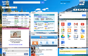 iGoogle Portal screenshot 1