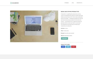 GoHighbrow screenshot 1