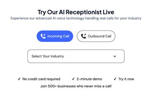 AI Receptionist Agency screenshot 2
