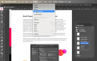 QuarkXPress screenshot 1