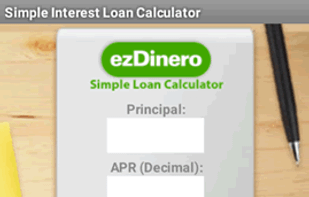 ezDinero Loan Calculator screenshot 1