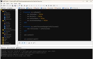 LuaRT Studio IDE
