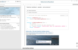 Recollectr screenshot 1