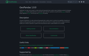 GeoPandas screenshot 1