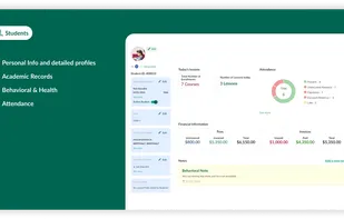 Create student profiles and manage a long list of student-related processes, such as admission, performance, attendance and students’ financials, in a smart way.